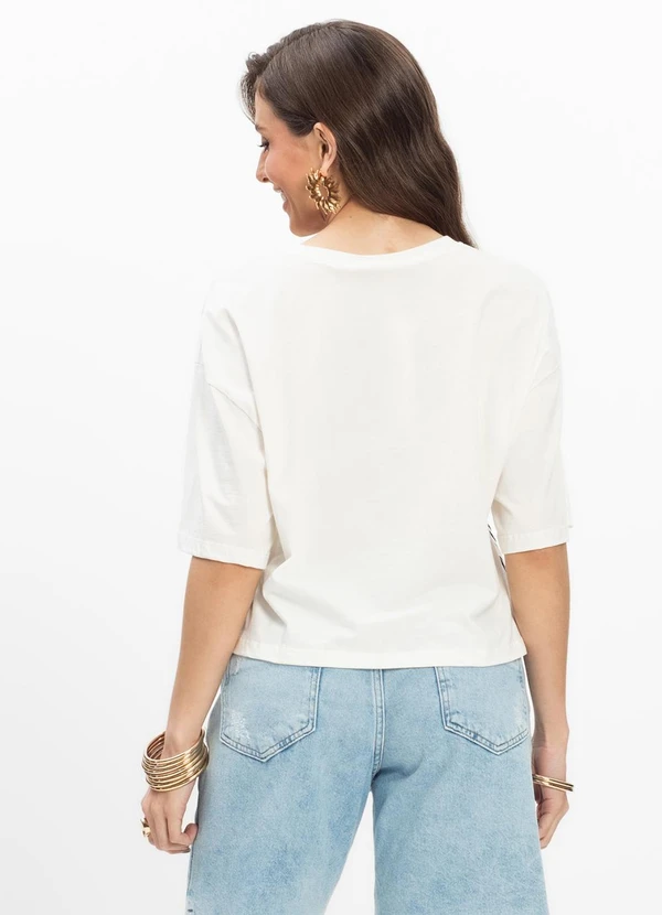 Endless - T- Shirt Feminina Bege 2