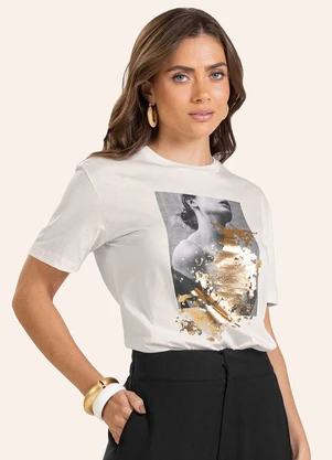 Endless - T-Shirt Feminina Bege - ENDLESS