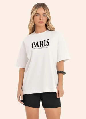 Endless - T Shirt Feminina com Estampa Localizada Bege - ENDLESS