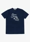 Endless - T-Shirt Feminina com Rebite e Bordado Azul - variação: Azul