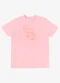 Endless - T-Shirt Feminina com Rebite e Bordado Rosa - variação: Rosa
