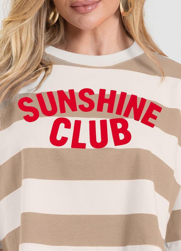 Dianna - T- Shirt Feminina Cropped Marrom 4