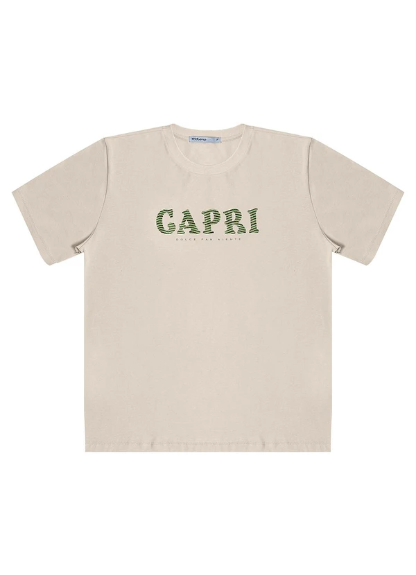 Endless - T- Shirt Feminina em Meia Malha Bege 3