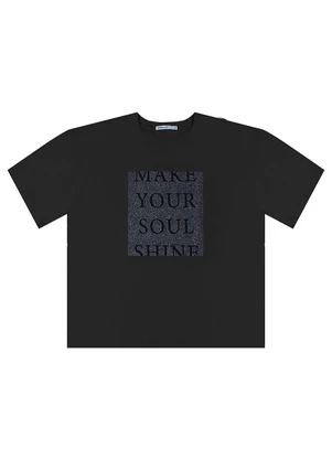 Endless - T- Shirt Feminina Manga Curta Preto - ENDLESS