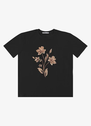 Endless - T- Shirt Feminina Manga Curta Preto - ENDLESS