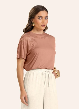 Endless - T- Shirt Feminina Marrom - ENDLESS