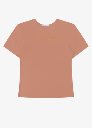 Endless - T- Shirt Feminina Marrom - ENDLESS