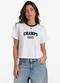 Minty - T-Shirt Feminina Meia Malha com Estampa Vermelho - variação: Branco