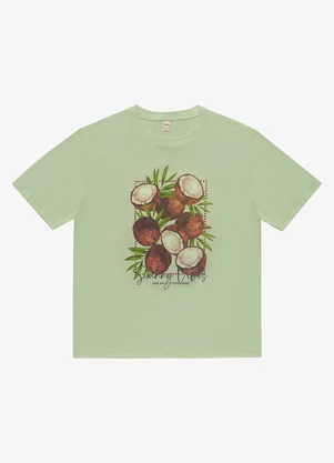 Rovitex - T- Shirt Feminina Meia Malha Verde - ROVITEX