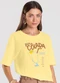 Dianna - T- Shirt Feminina Oversized Bege - variação: Amarelo