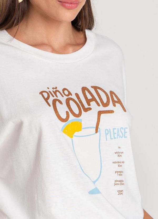 Dianna - T- Shirt Feminina Oversized Bege 3