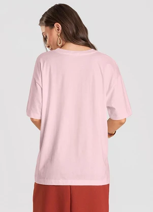 Dianna - T- Shirt Feminina Oversized Rosa - DIANNA