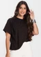 Infinita Cor - T- Shirt Feminina Preto - variação: Preto
