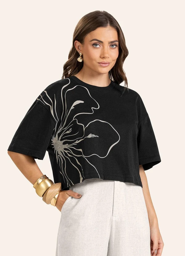 Endless - T- Shirt Feminina Preto