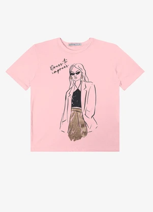 Endless - T- Shirt Feminina Rosa - ENDLESS