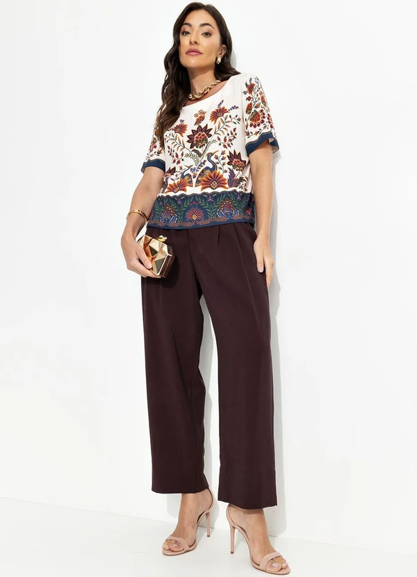 Farm - T-Shirt Jardim Maravilhoso Bege 6