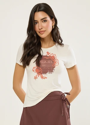 Naguchi - T-Shirt Justa Delicate Off White - NAGUCHI