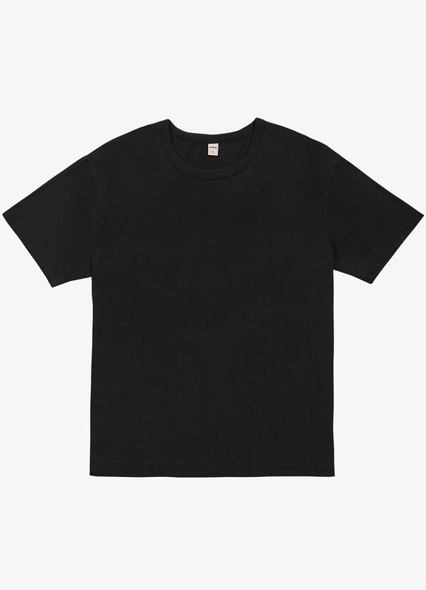 Rovitex - T-Shirt Over Básica Feminina Preto 4