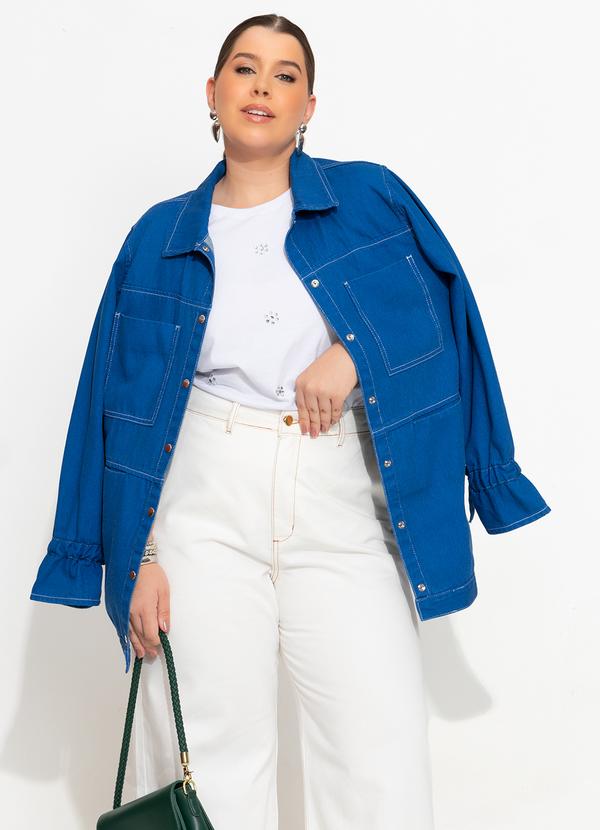 Quintess - T-Shirt Pedraria Branca em Algodão Penteado 5