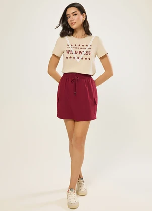 Naguchi - T-Shirt West com Renda Croissant - NAGUCHI