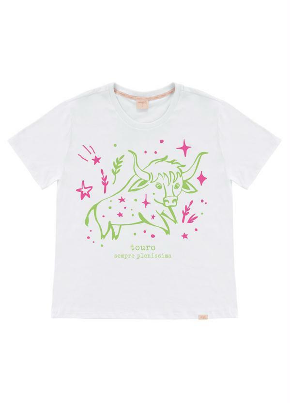 Angel - T-Shirt Zodiac Touro Branco