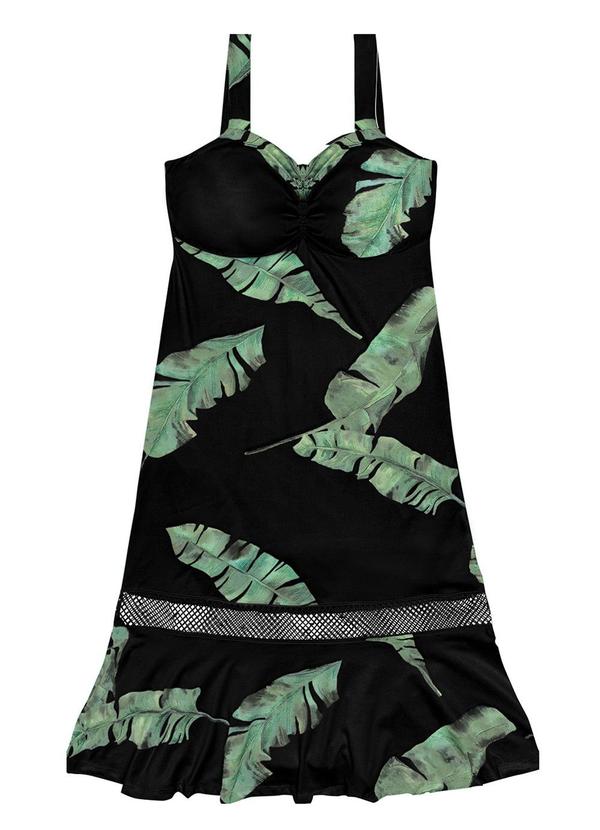 Rovitex - Vestido Malha Feminino Preto