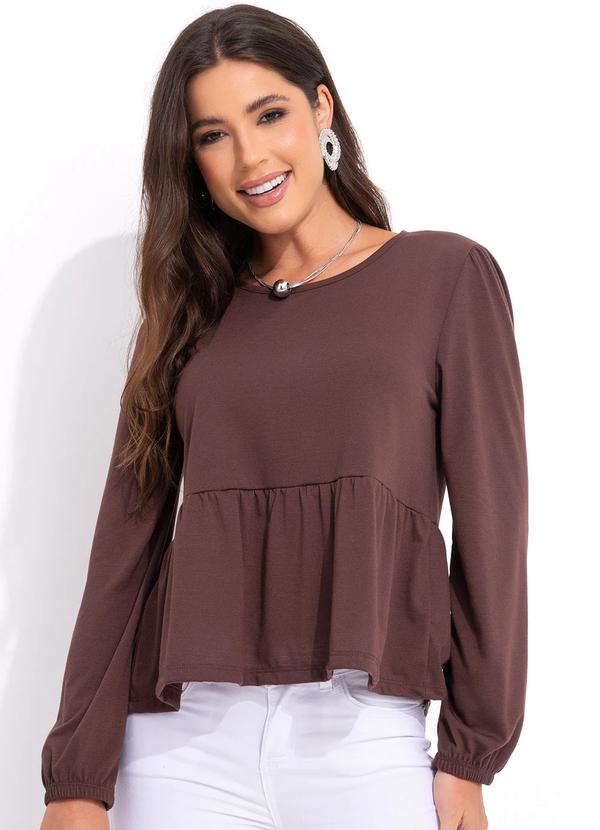 Bimini - Bata Marrom em Poliviscose