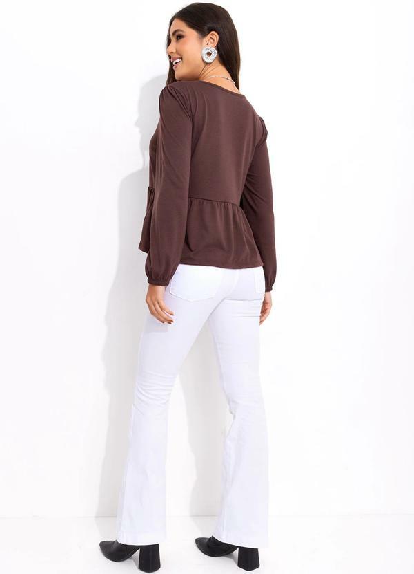 Bimini - Bata Marrom em Poliviscose 4