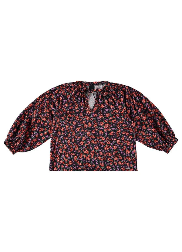 Enfim - Blusa Ampla Liberty Preto 2