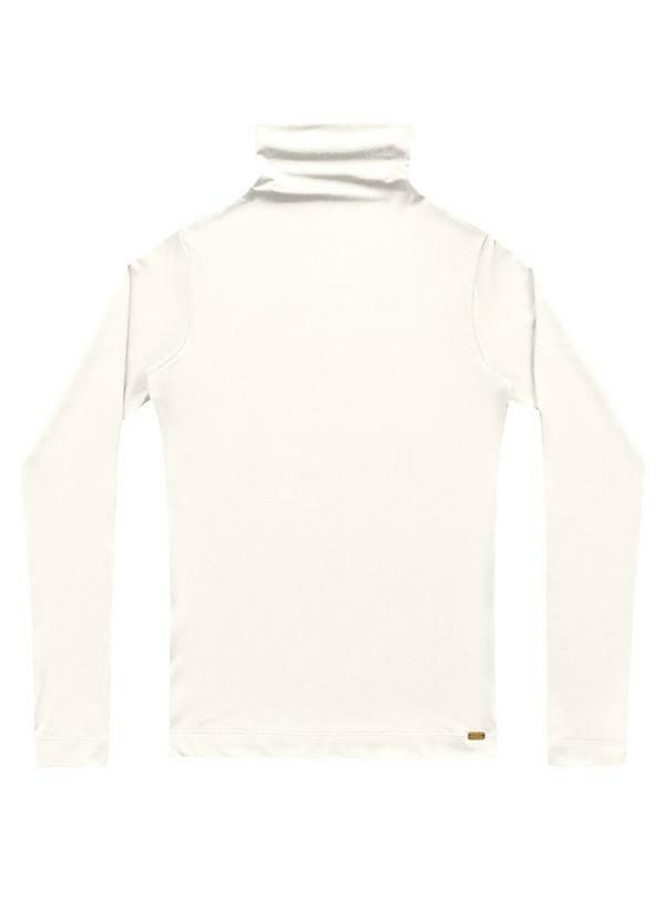 Angel - Blusa Cacharrel Manga Longa Basic Bege