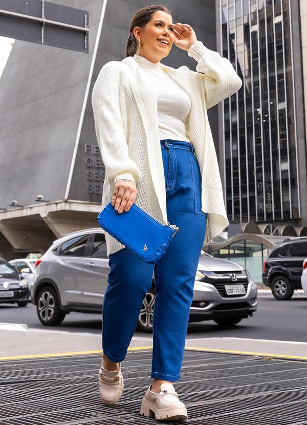 Quintess - Blusa Assimétrica Off White em Malha de Viscose 8