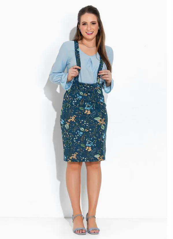 Rosalie - Blusa Azul Claro com Prega 3