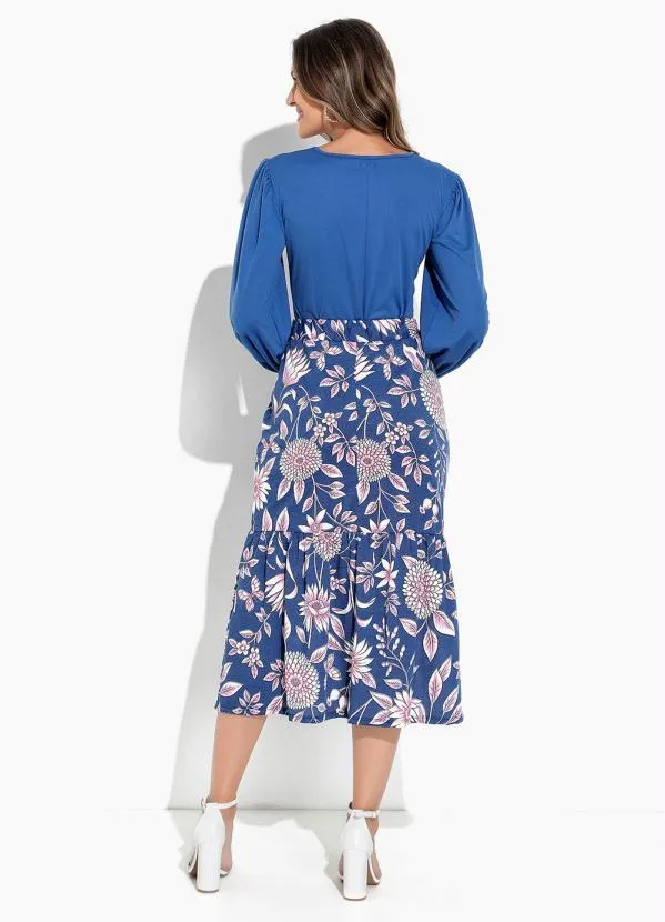 Rosalie - Blusa Azul com Manga Longa 4