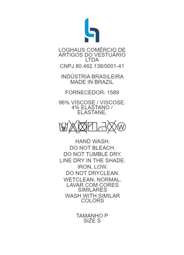 Quintess - Blusa Azul Marinho em Malha de Viscose 15