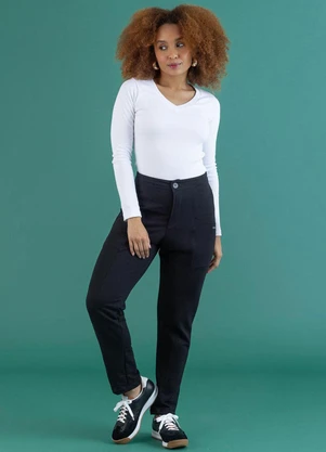 Soft Bonni - Blusa Básica Adulto Branco - SOFT BONNI