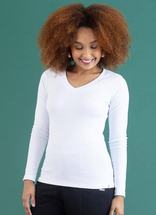 Soft Bonni - Blusa Básica Adulto Branco