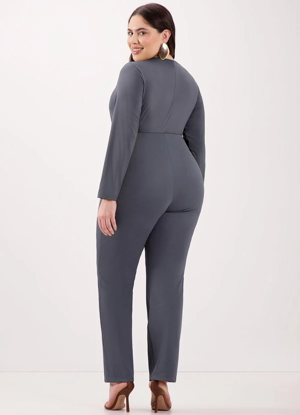 Lunender Mais Mulher - Blusa Básica de Mangas Longas em Malha Azul 4