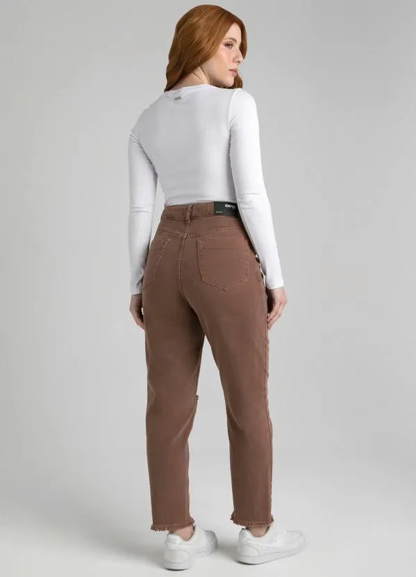 Enfim - Blusa Básica Justa Manga Longa Branco 4