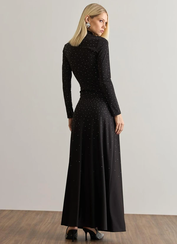 Carlota Costa - Blusa Básica Mangas Longas Preto 5