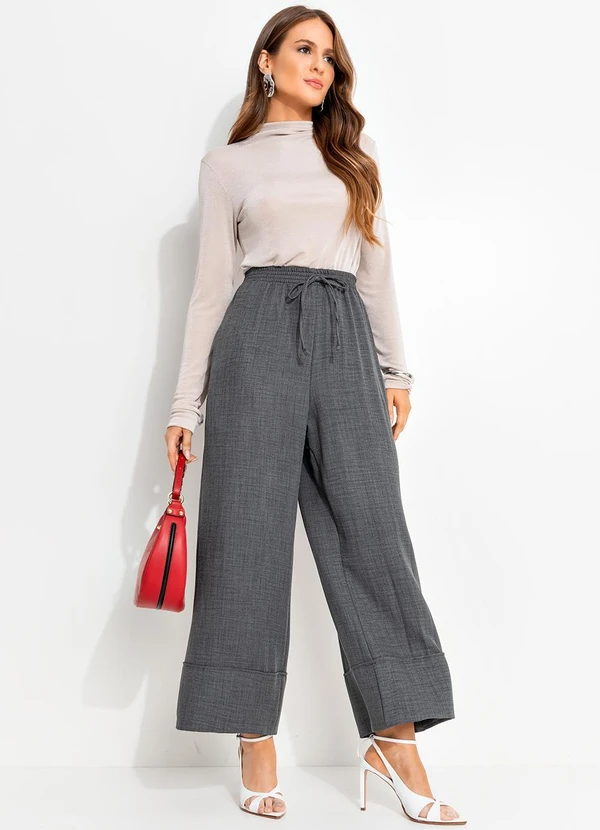 Quintess - Blusa Bege em Malha Flow 3