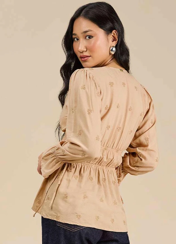 Angel - Blusa Bordado Bege 2