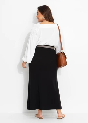 Quintess - Blusa Branco em Crepe Plano - QUINTESS