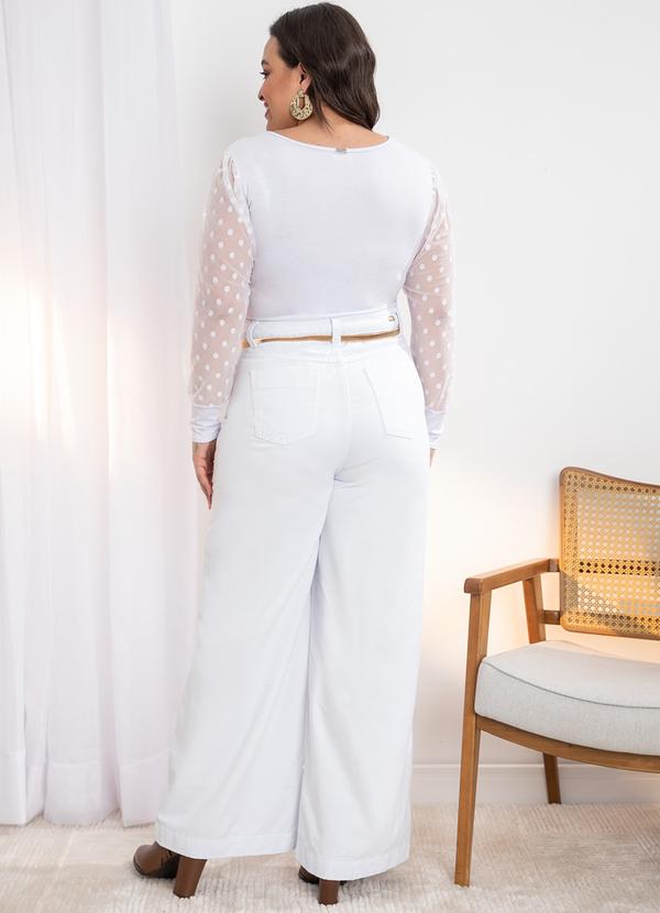 Quintess - Blusa Branco em Malha de Viscose 10