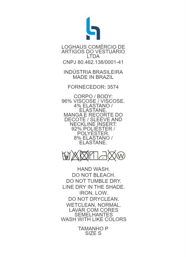 Quintess - Blusa Branco em Malha de Viscose 11