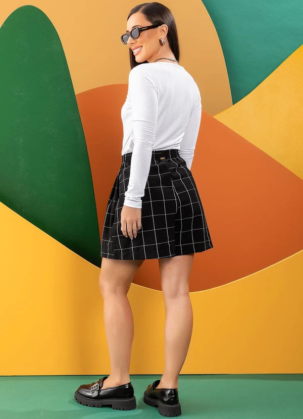 Quintess - Blusa Branco em Malha Flamê 5