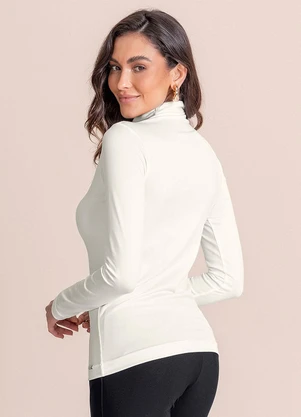 Angel - Blusa Cacharrel Suede Basic Branco - ANGEL