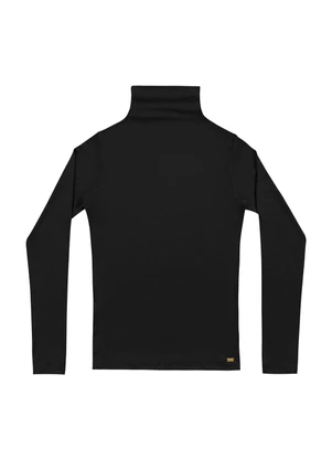 Angel - Blusa Cacharrel Suede Basic Preto - ANGEL