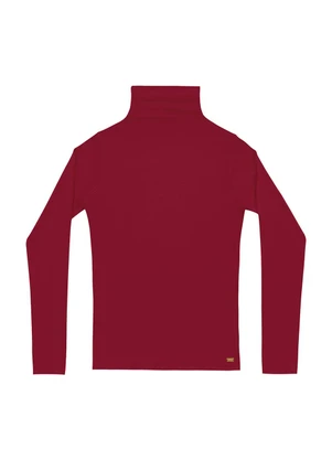 Angel - Blusa Cacharrel Suede Basic Vermelho - ANGEL