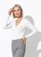 Colcci Jeans - Blusa Canelada Cj Marrom - variação: Off White