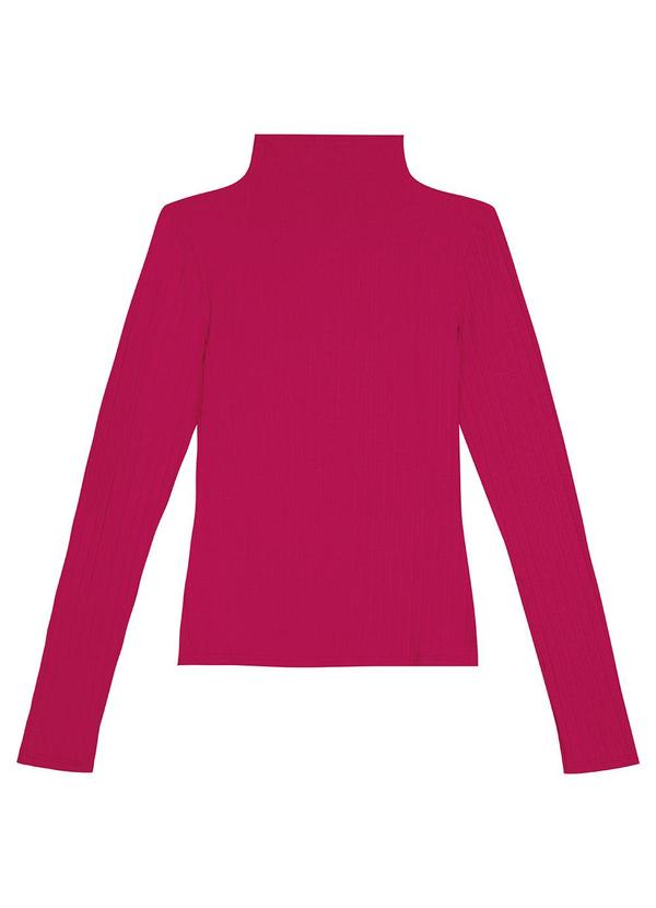 Malwee - Blusa Canelada Justa Feminina Pink 6